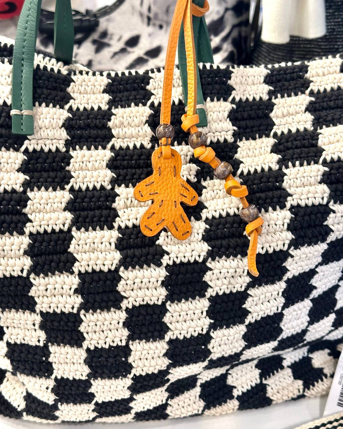 Women's Little Men Bag Charms In Orange