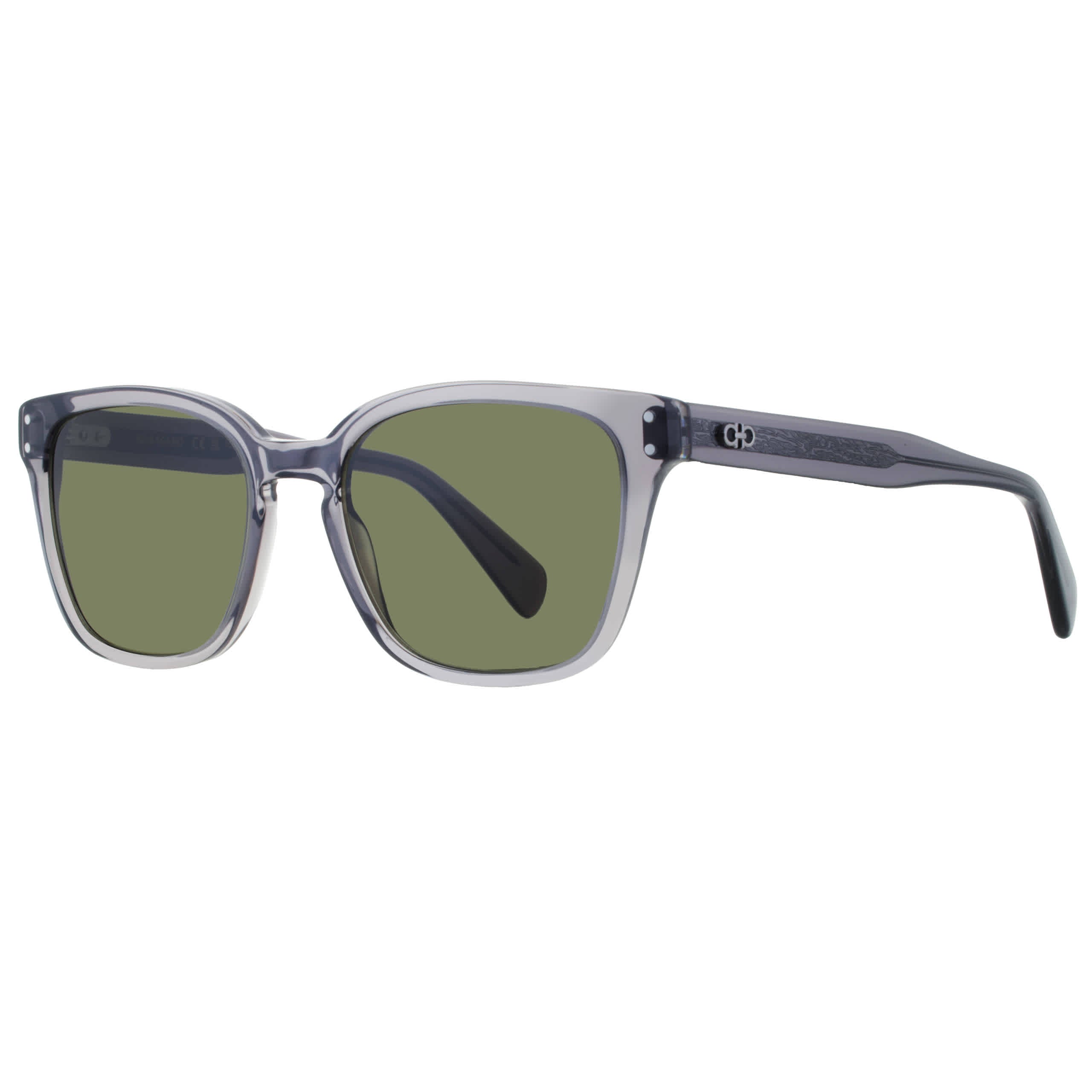Ferragamo Grey Square Men's Sunglasses SF1040SCP 020 55