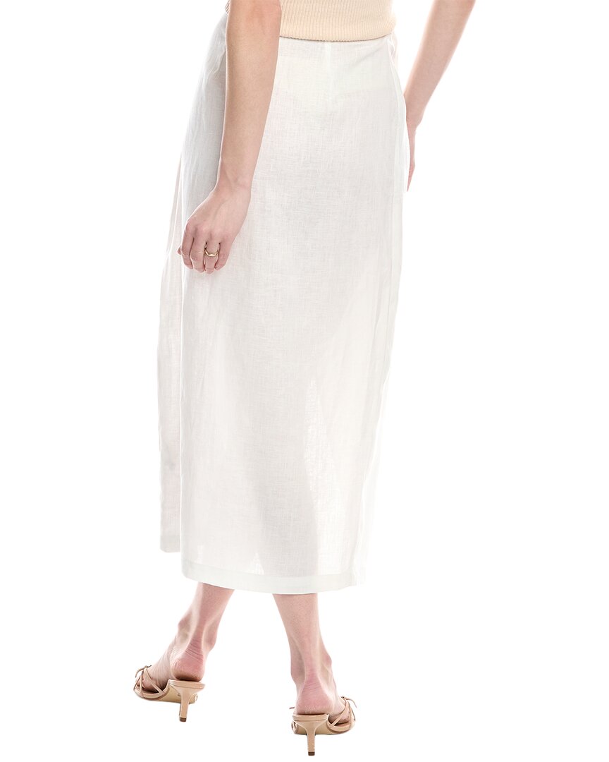 Enza Costa Linen Wrap Skirt