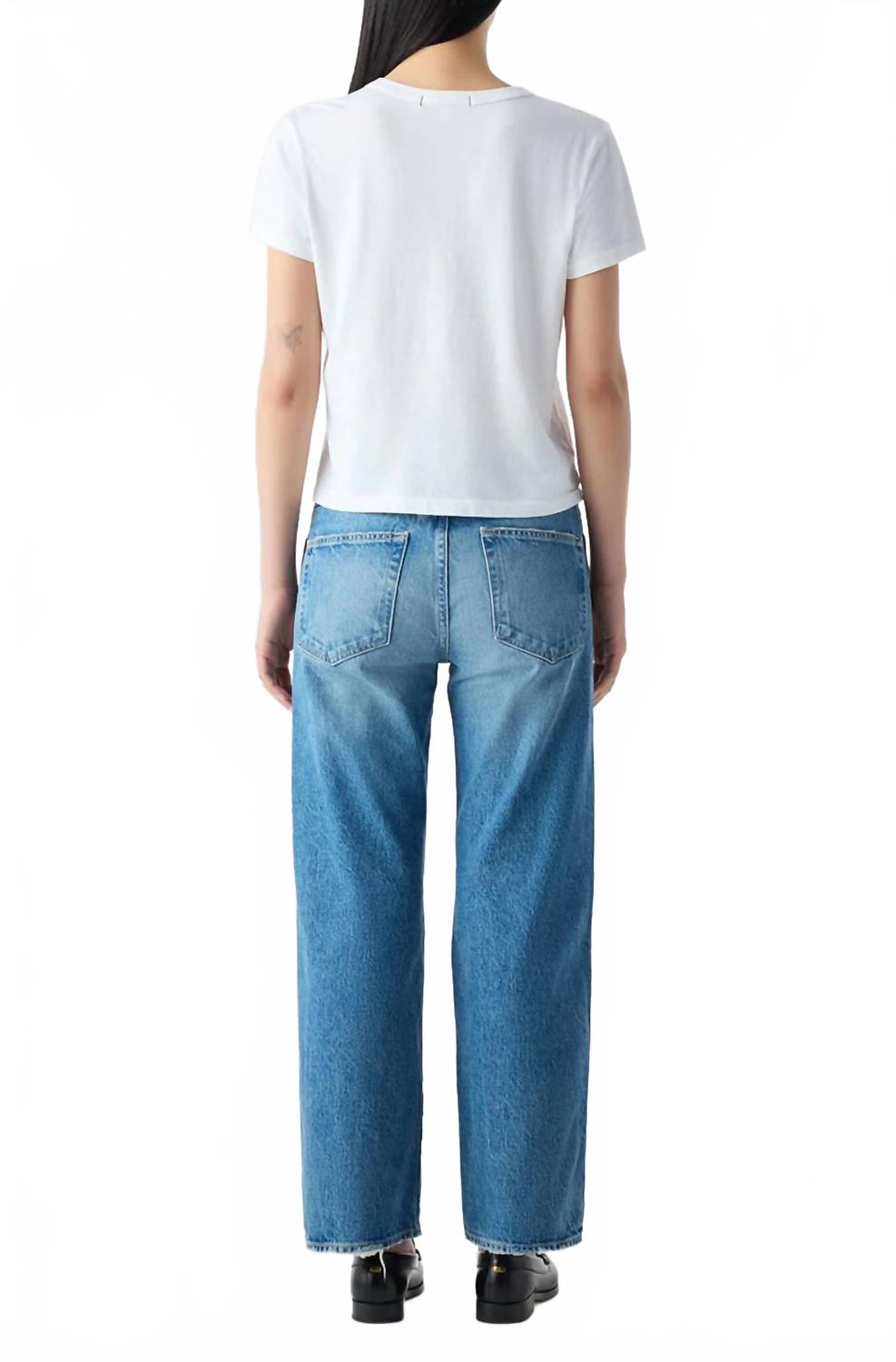 Robbie Mid Rise Relaxed Jeans In Charmed