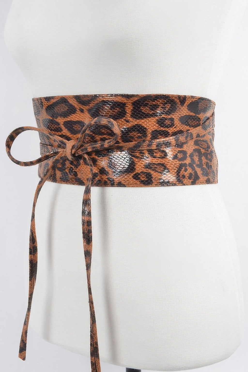 Wild Luxe Faux Leo Waist Belt