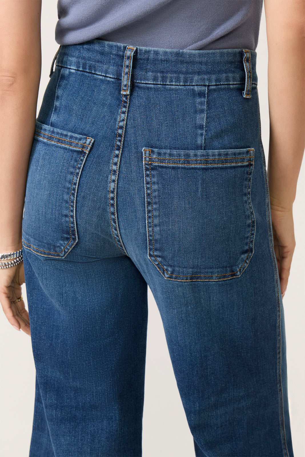 Women's Petite Jodi Trouser Wide Leg Jean