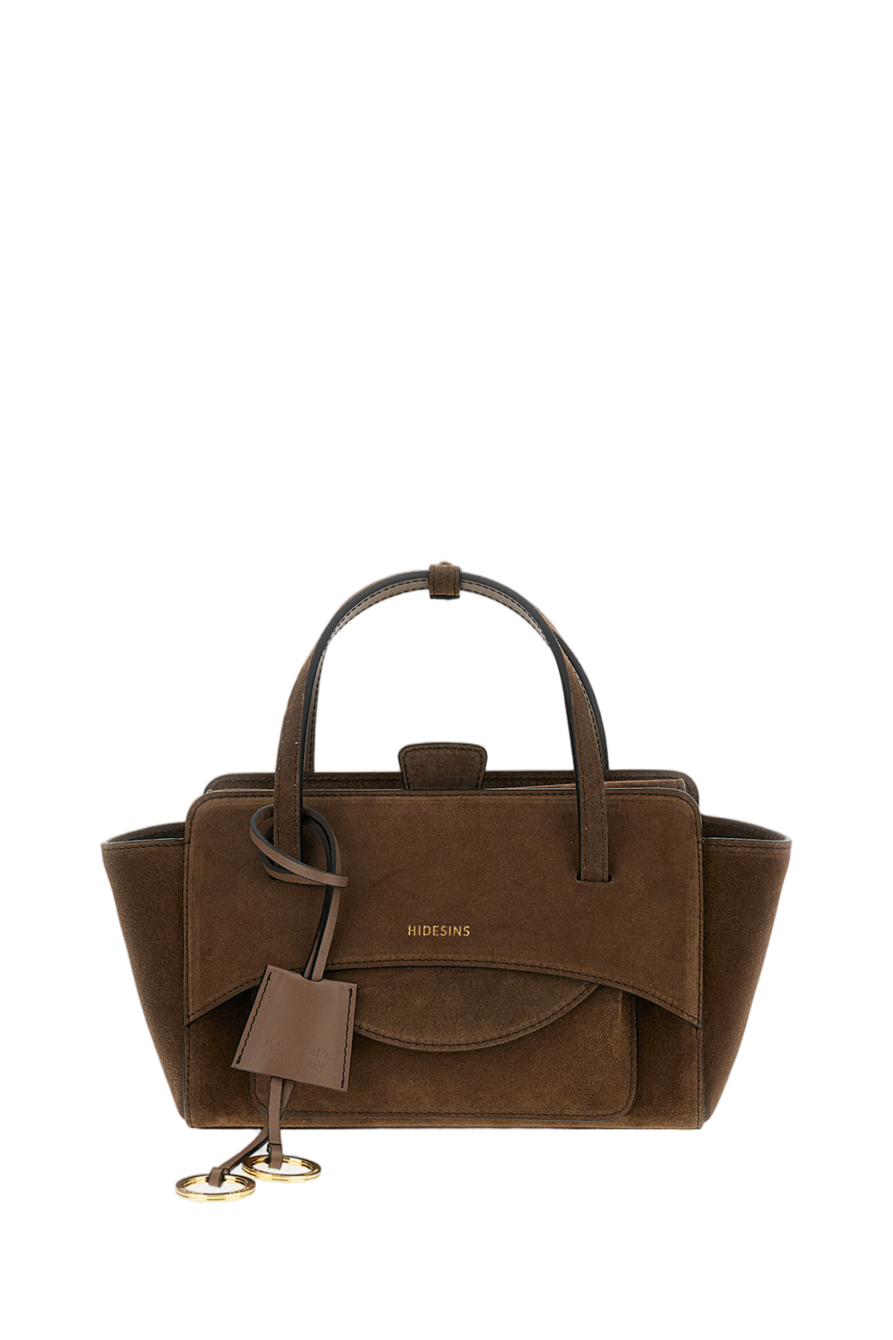 Brown Flap S Suede Crossbody Bag