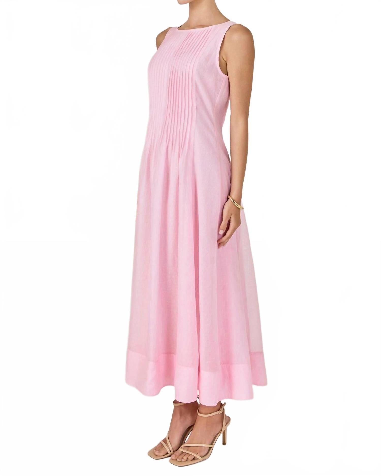 Julia Midi Dress In Pink