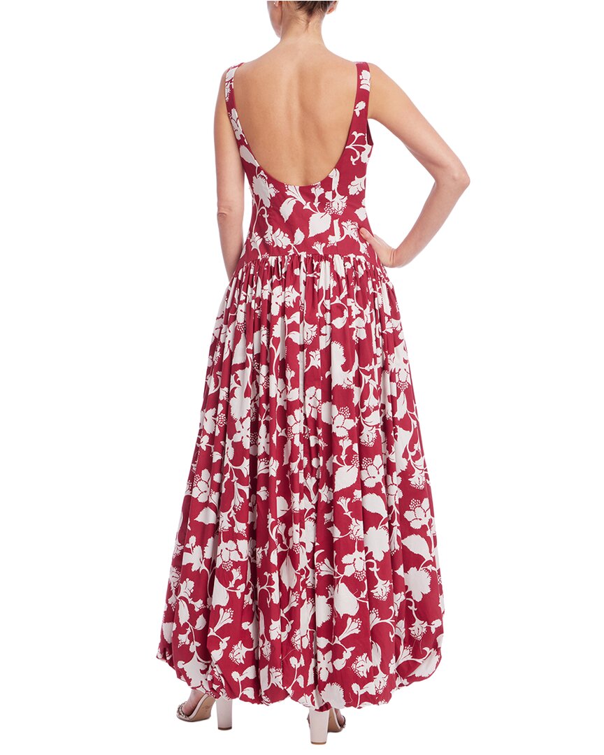 Jewel Badgley Mischka Floral Drop Waist Dress