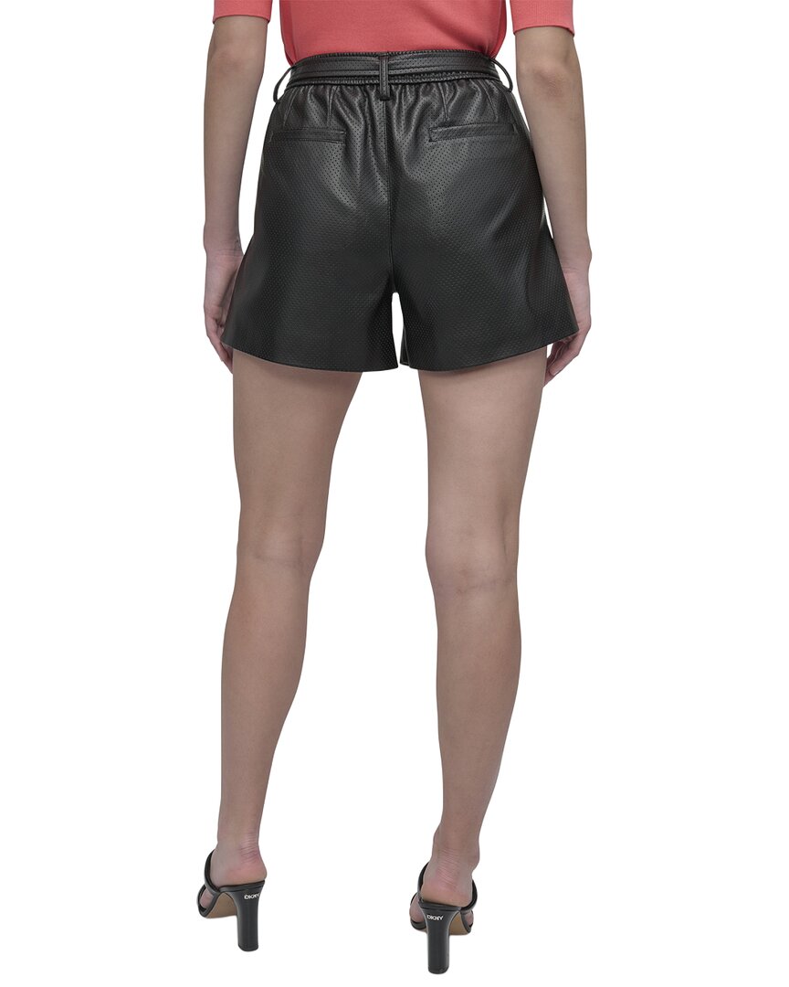 DKNY Faux Leather Short