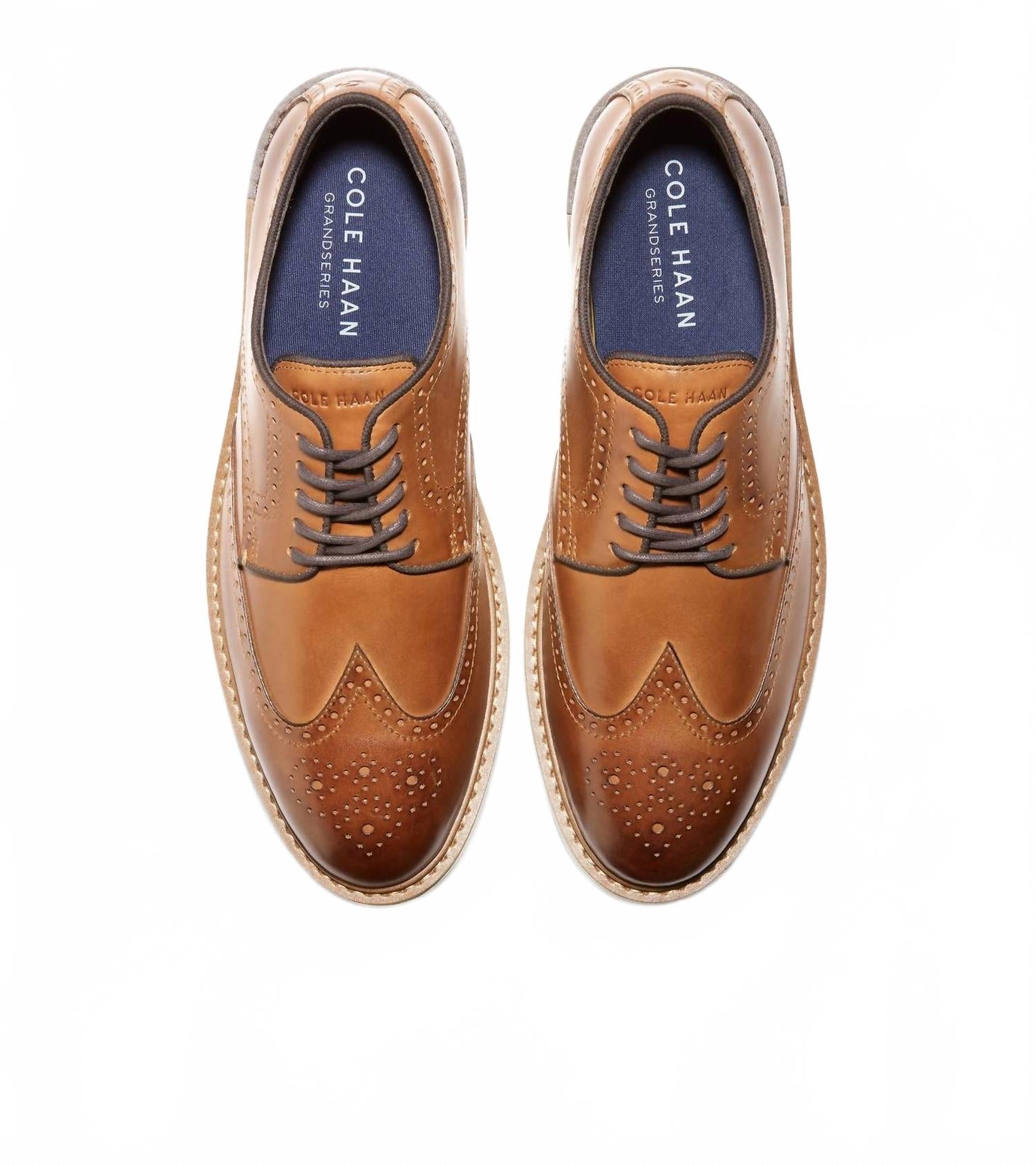 Men's Go To Wing Oxford In British Tan/ivory