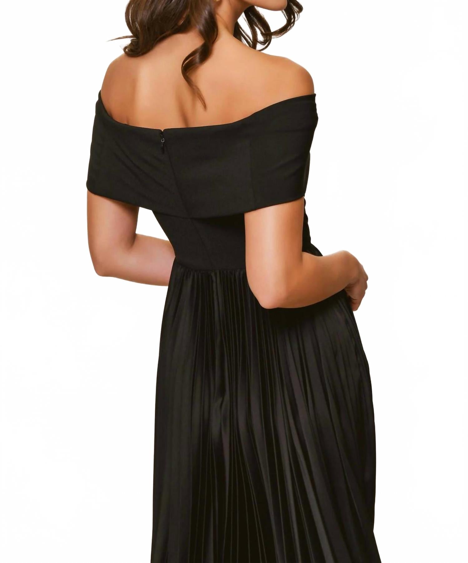 Stockton Midi Dress In Black