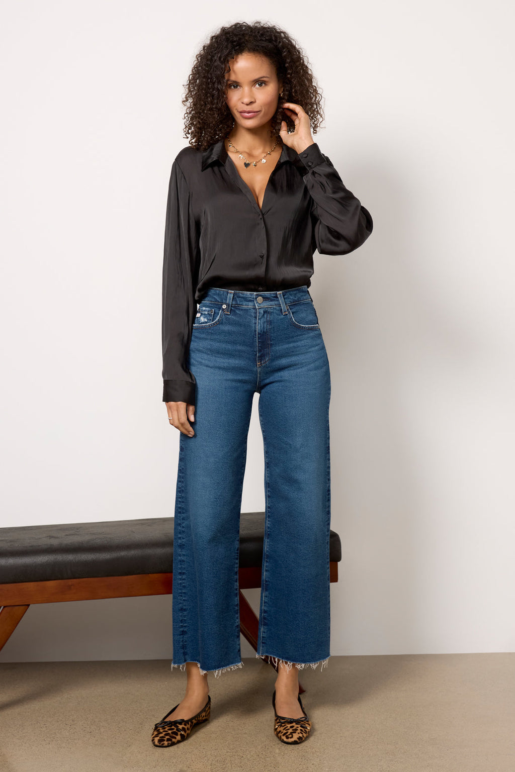 Women's Saige Wide Leg Jeans