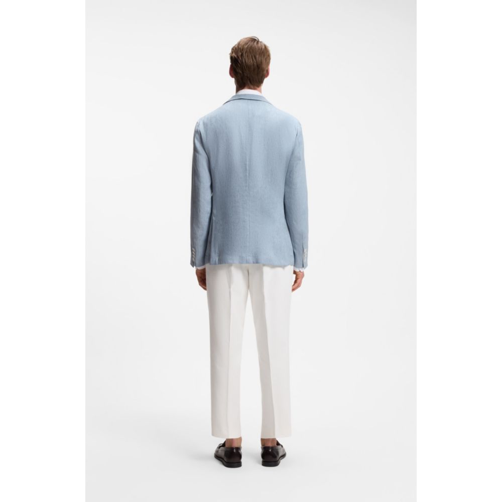 Slim-fit jacket in a linen blend