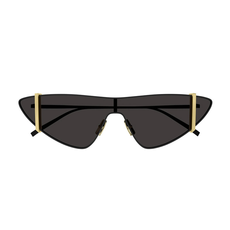 Saint Laurent Sunglasses Shield Full Rim, Black Frame And Black Lens Sl536001