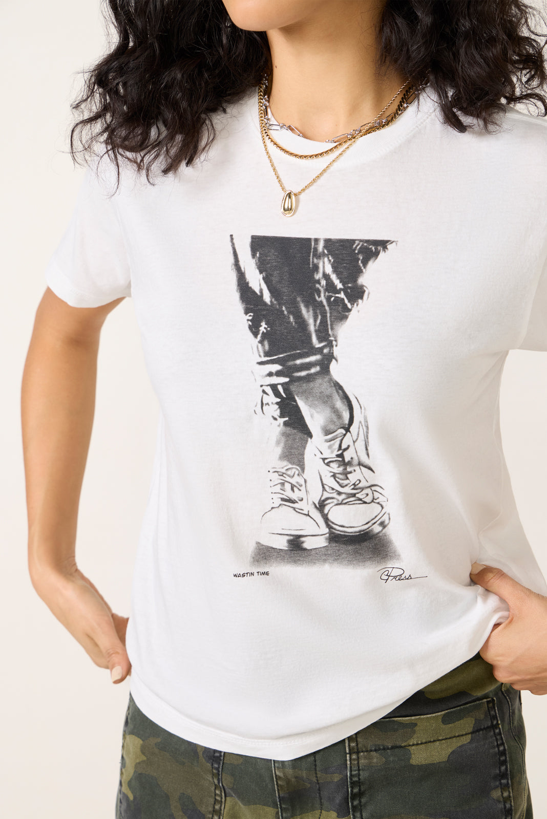 Women's Wastin Time Mushie T-Shirt