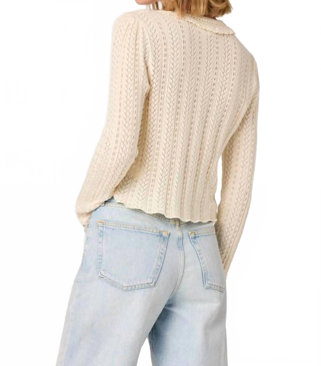 Fannie Cardigan In Cream