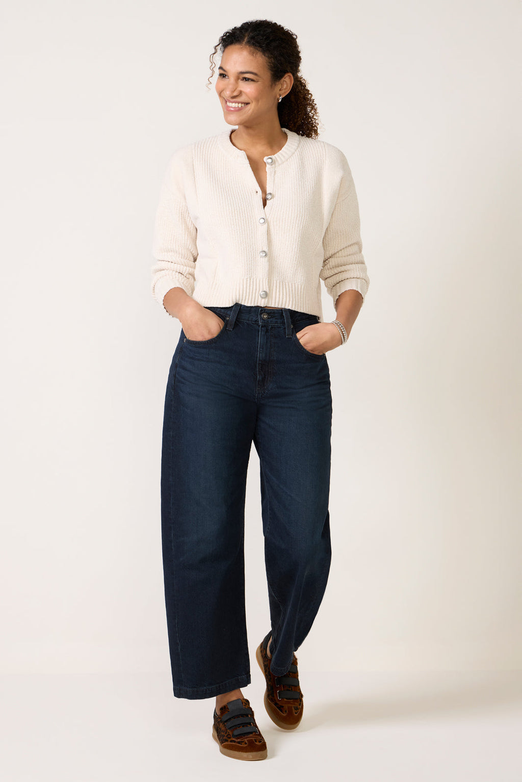 Women's Tori Chenille Crew Cardigan