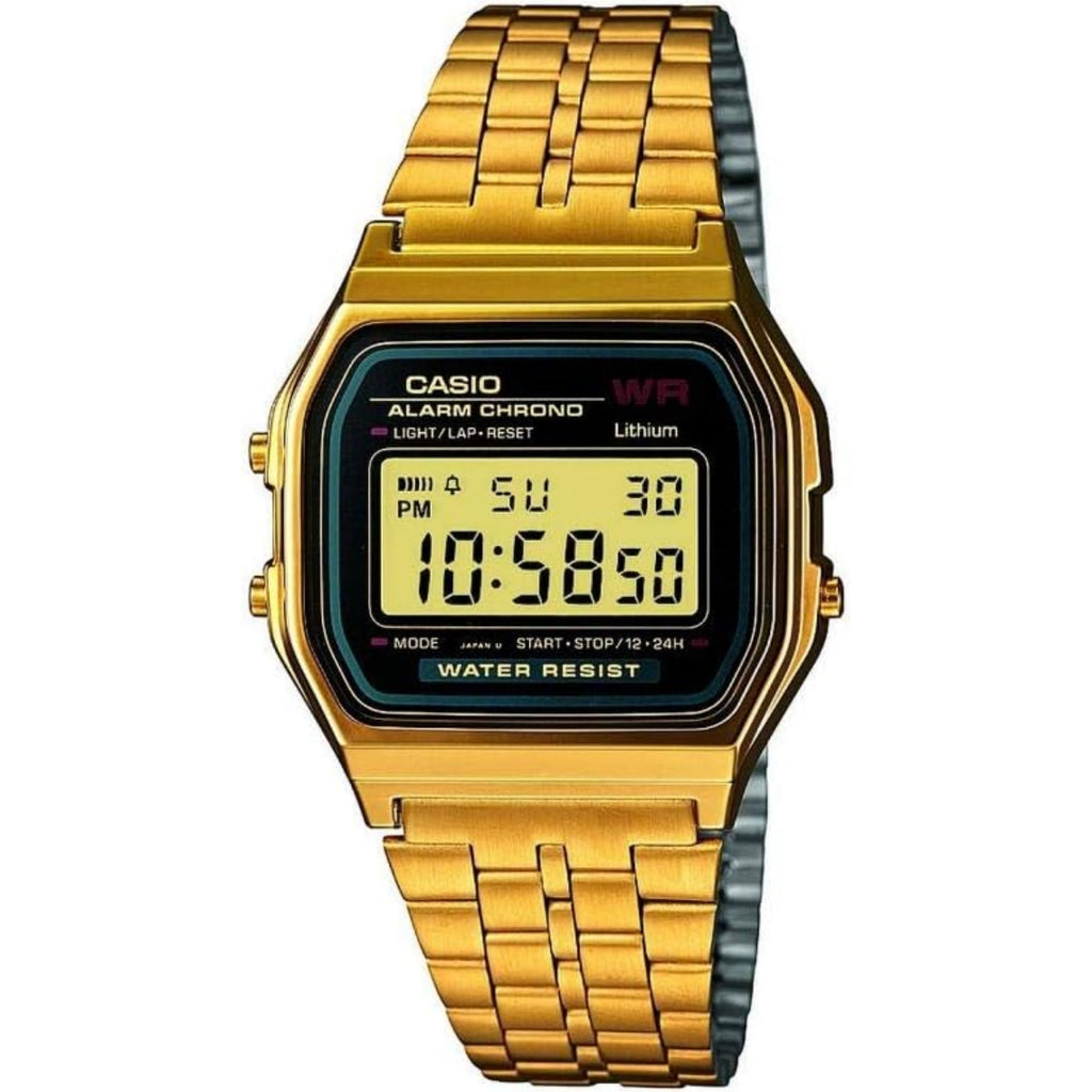 Casio Vintage Gold Stainless Steel Digital Watch - A-159WGEA-1DF