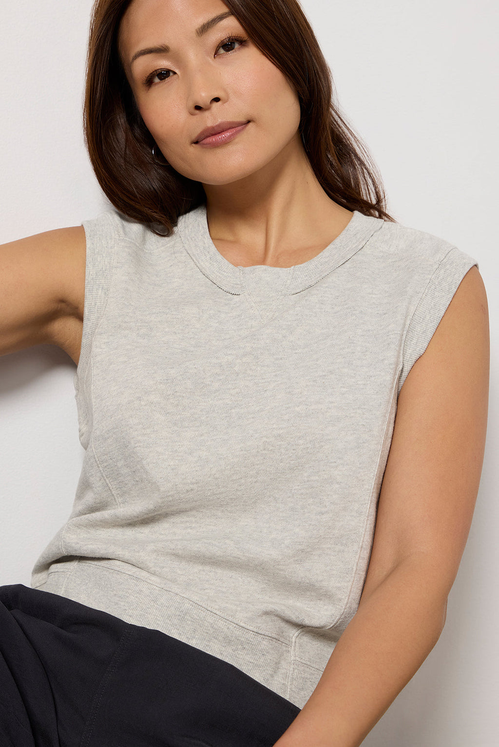 Women's Sleeveless Sweatshirt Vest