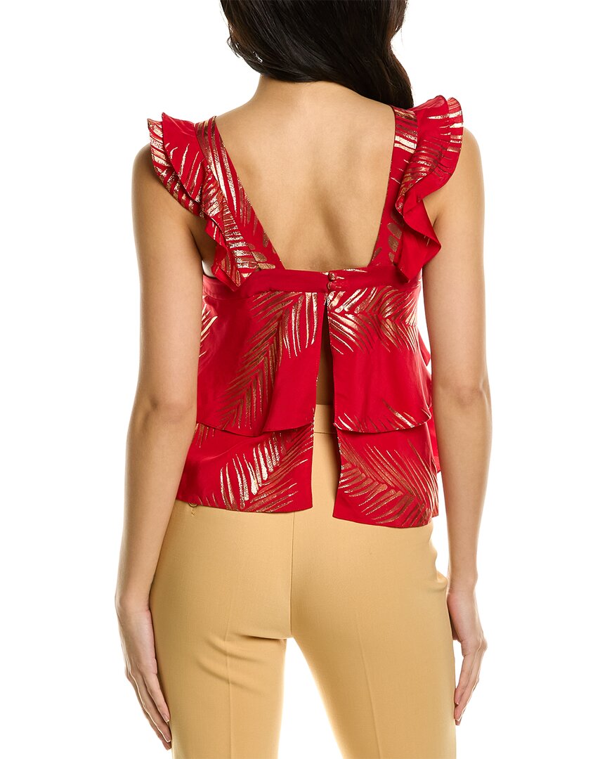 ADRIANA IGLESIAS Viena Silk-Blend Top