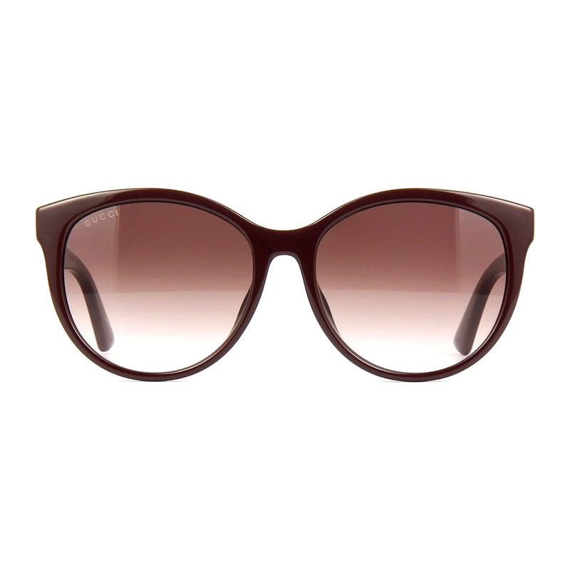 Gucci Sunglasses Cat Eye Full Rim, Brown Frame And Brown Gradient Lens Gg0636Sk003