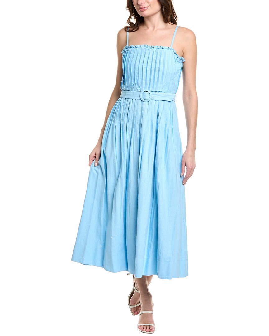 Taylor Linen-Blend Midi Dress