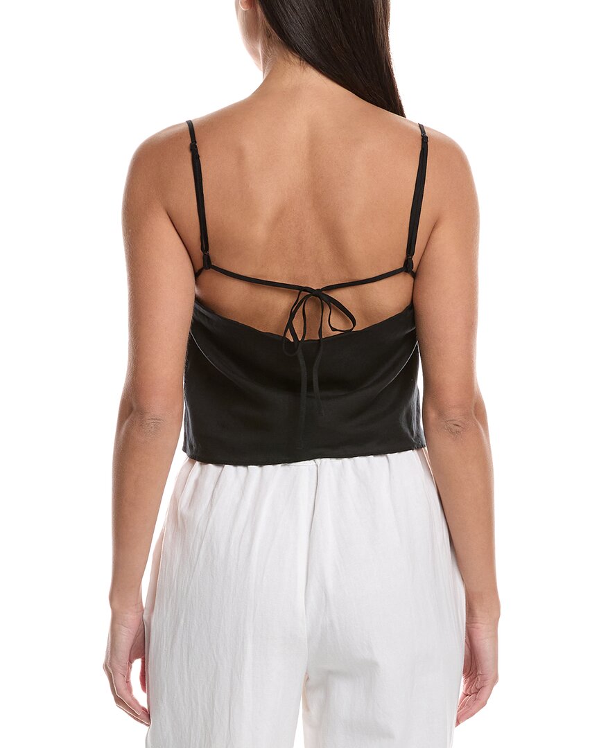 Onia Air Linen-Blend Square Neck Tank