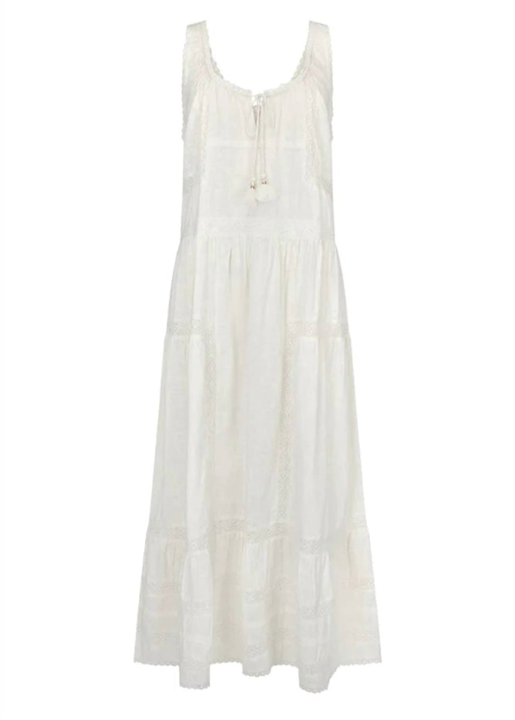 Serendipity Lace Sundress In Jasmine