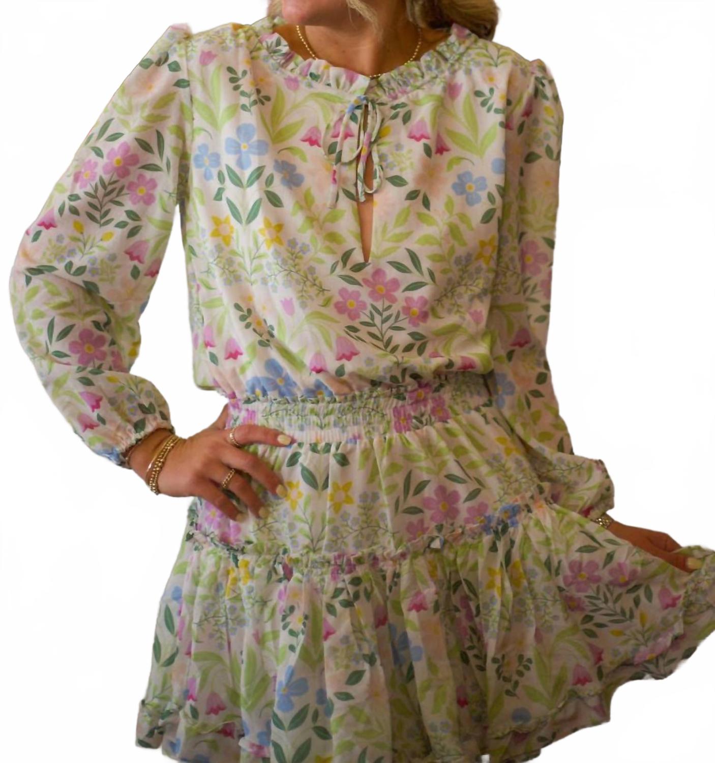 Freya Dress In Wildflowers