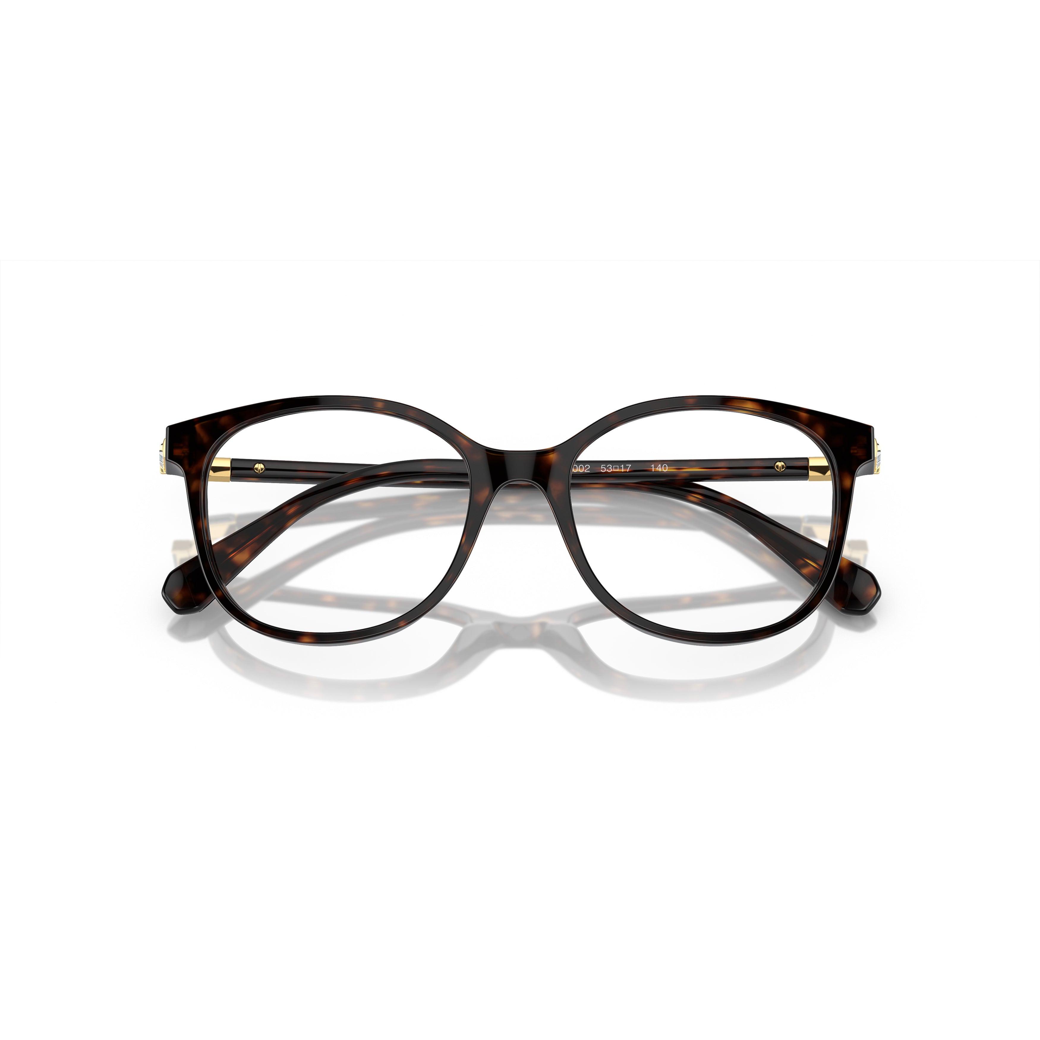 0Sk2002 Oversized Square Frame Eyeglasses with Cat-Eye Silhouette