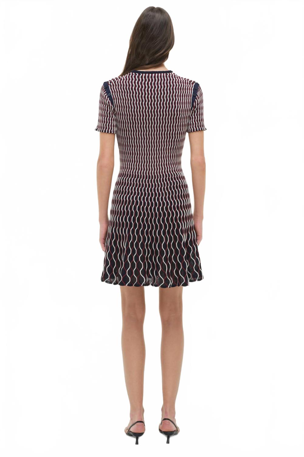 Baylor Dress In Cranberry