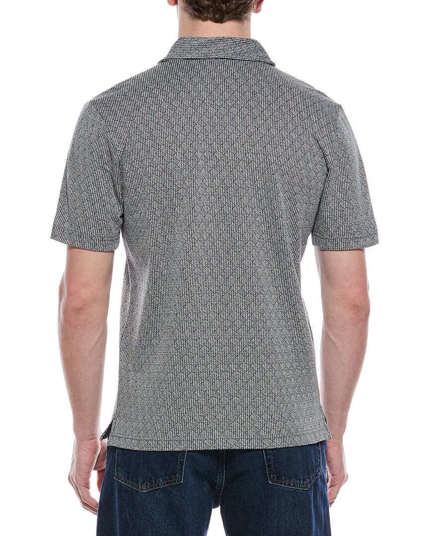 WEATHERPROOF VINTAGE Diamond Jacquard Polo Sweater