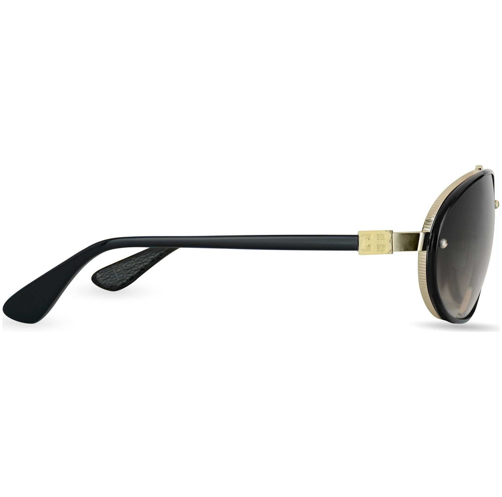 Bugatti Men's 63 mm Black Sunglasses