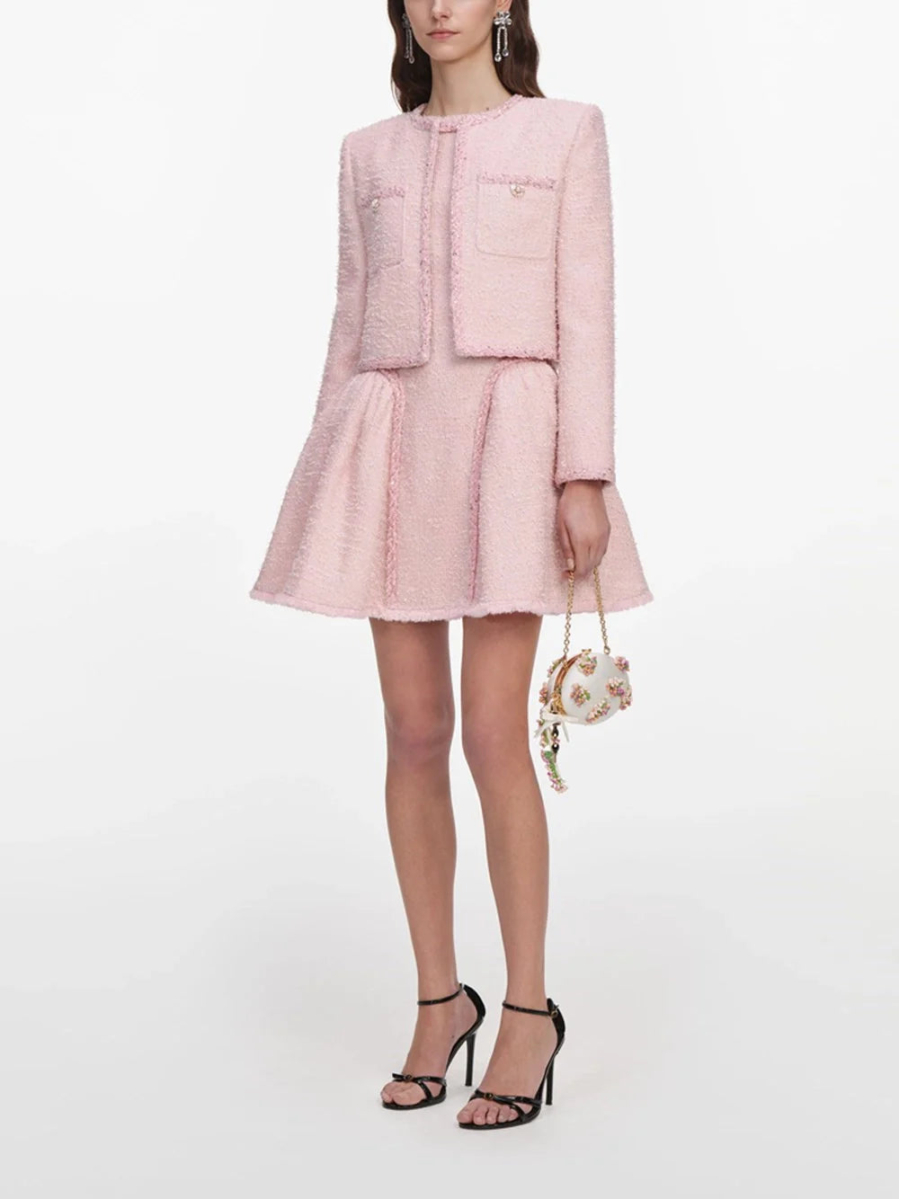 Self-Portrait Women Boucle Jacket