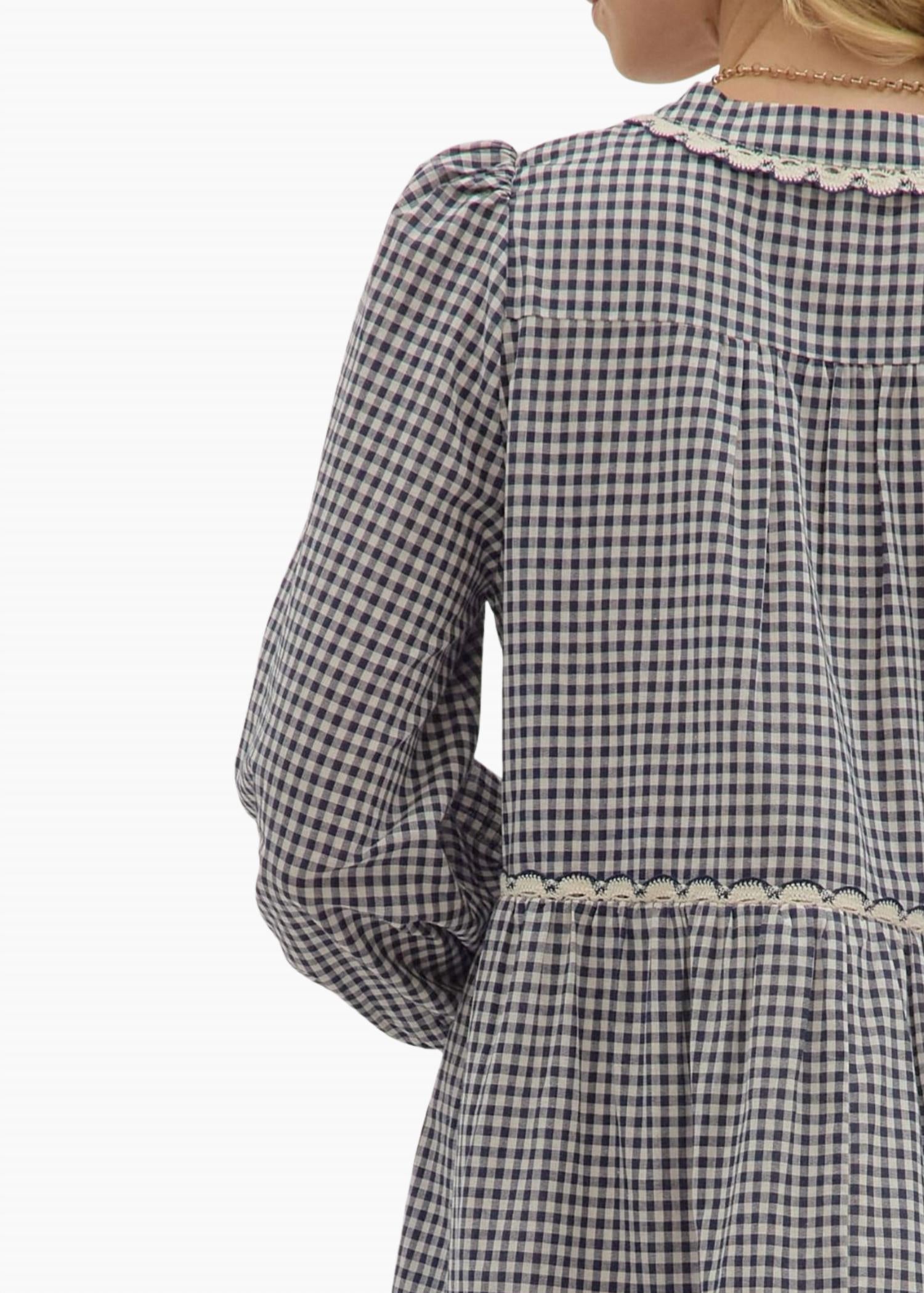 Harriet Mini Dress In Navy