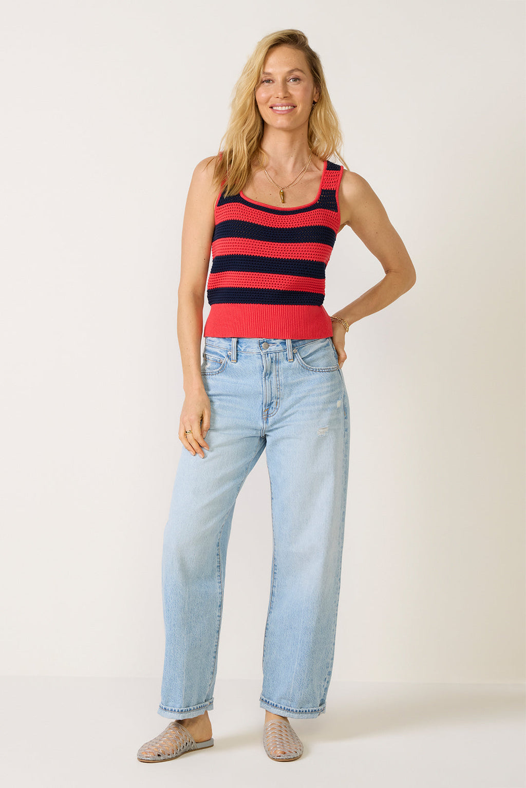 Women's Saylor Square Neck Tank Top