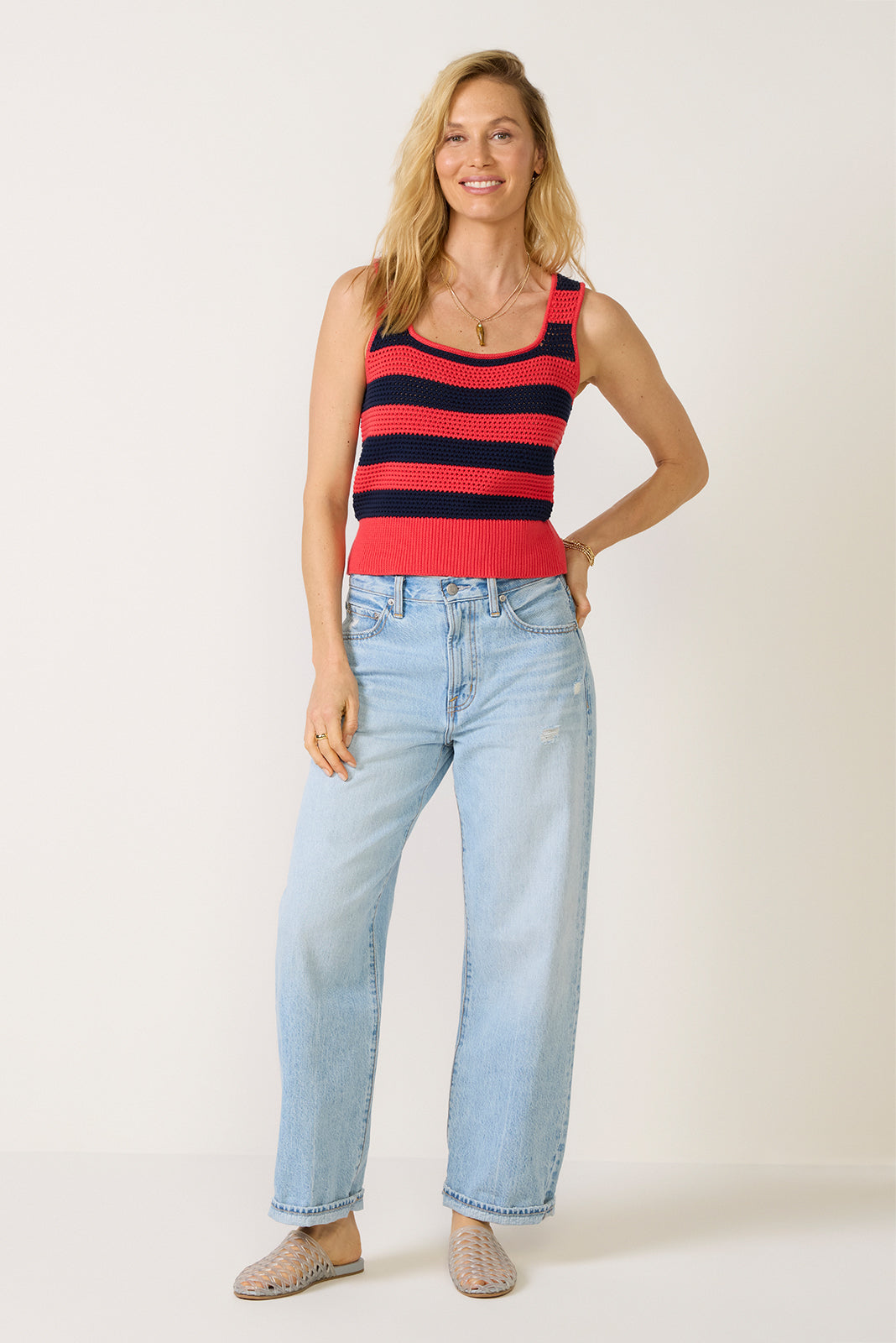 Women's Saylor Square Neck Tank Top