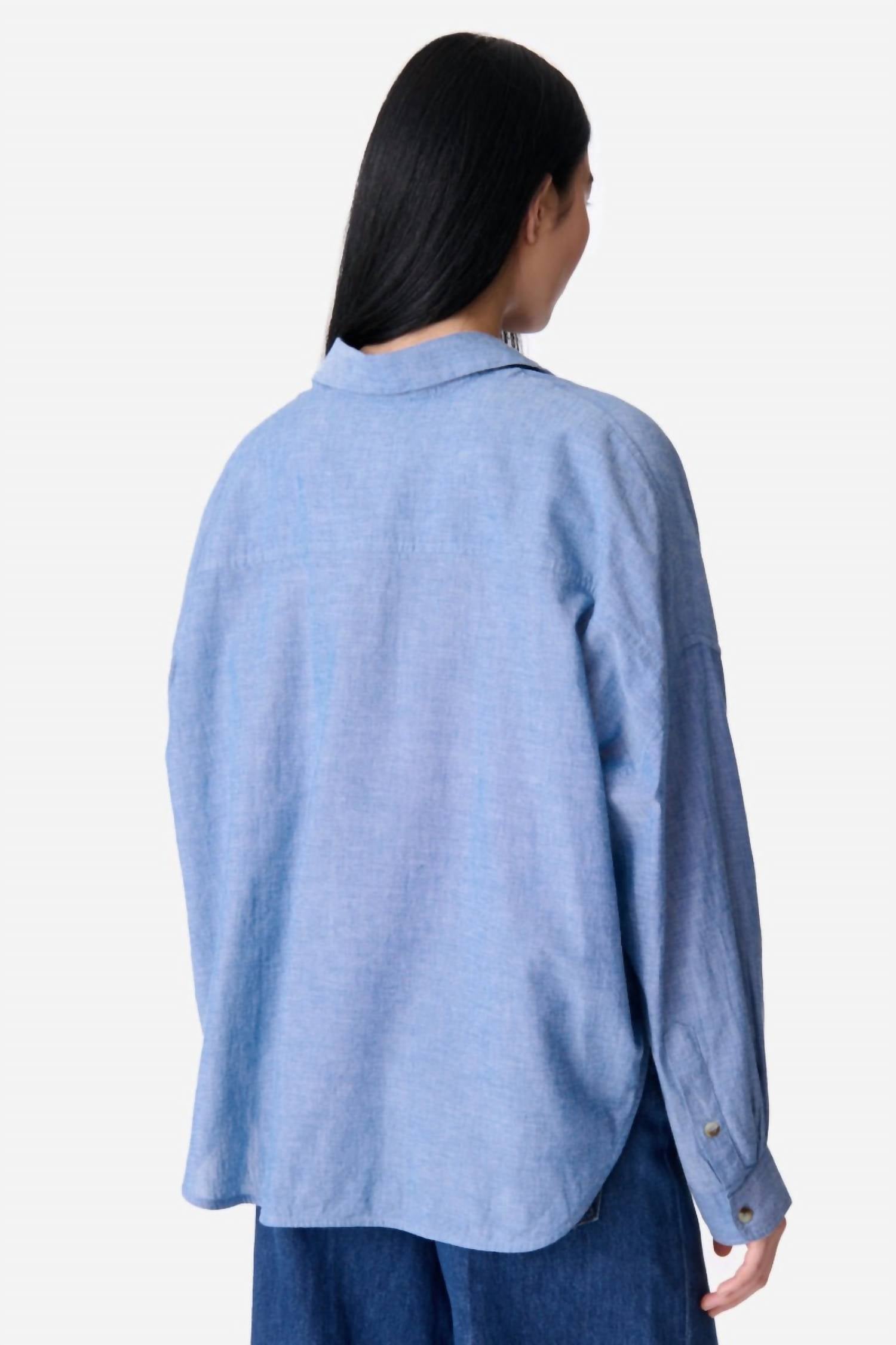 Brad Oversized Shirt In Chambray