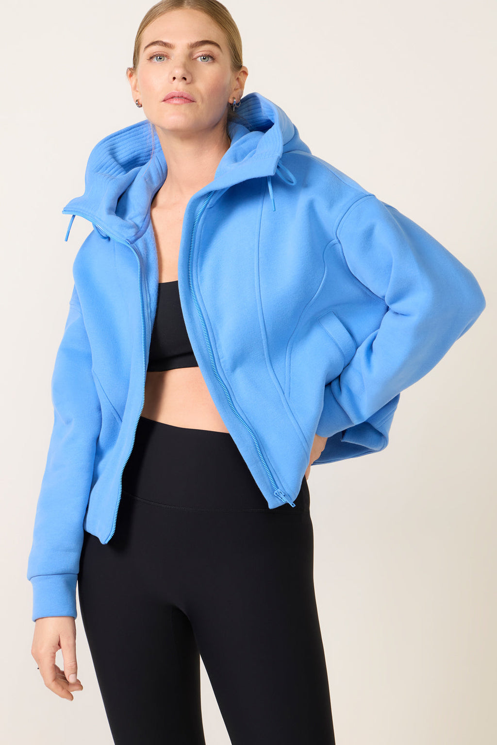 Women's Cotton Fleece Zip Up Hoodie