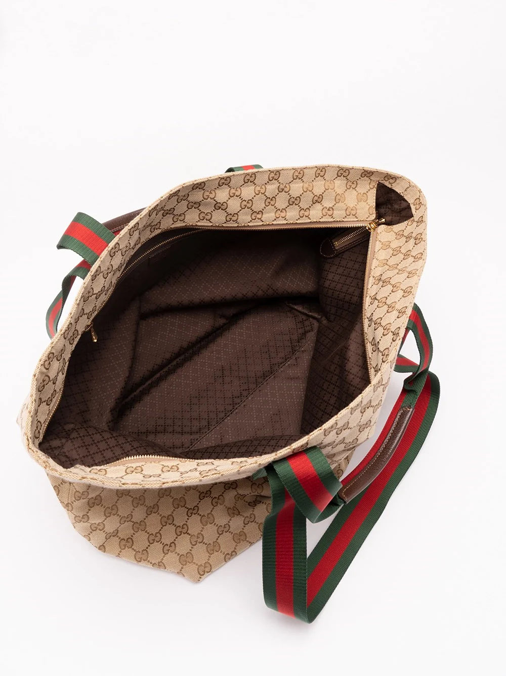 Gucci Men `Gg` Canvas Tote Bag