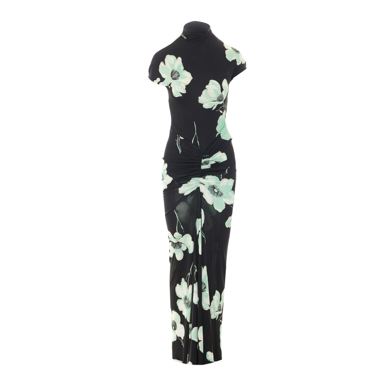 Alaia Women Draped Printed Dress