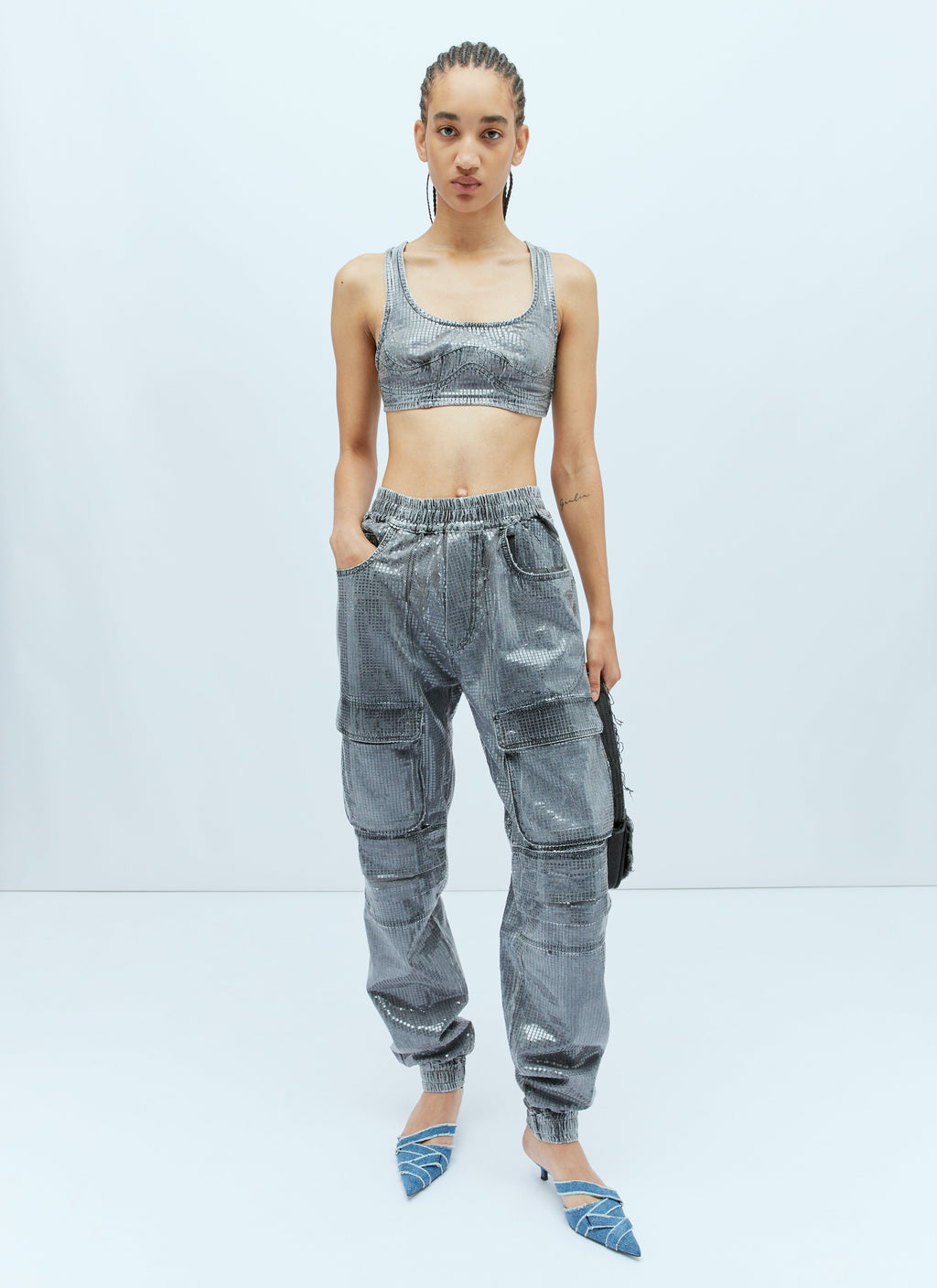 Diesel Women De-Toppy-S Crop Top