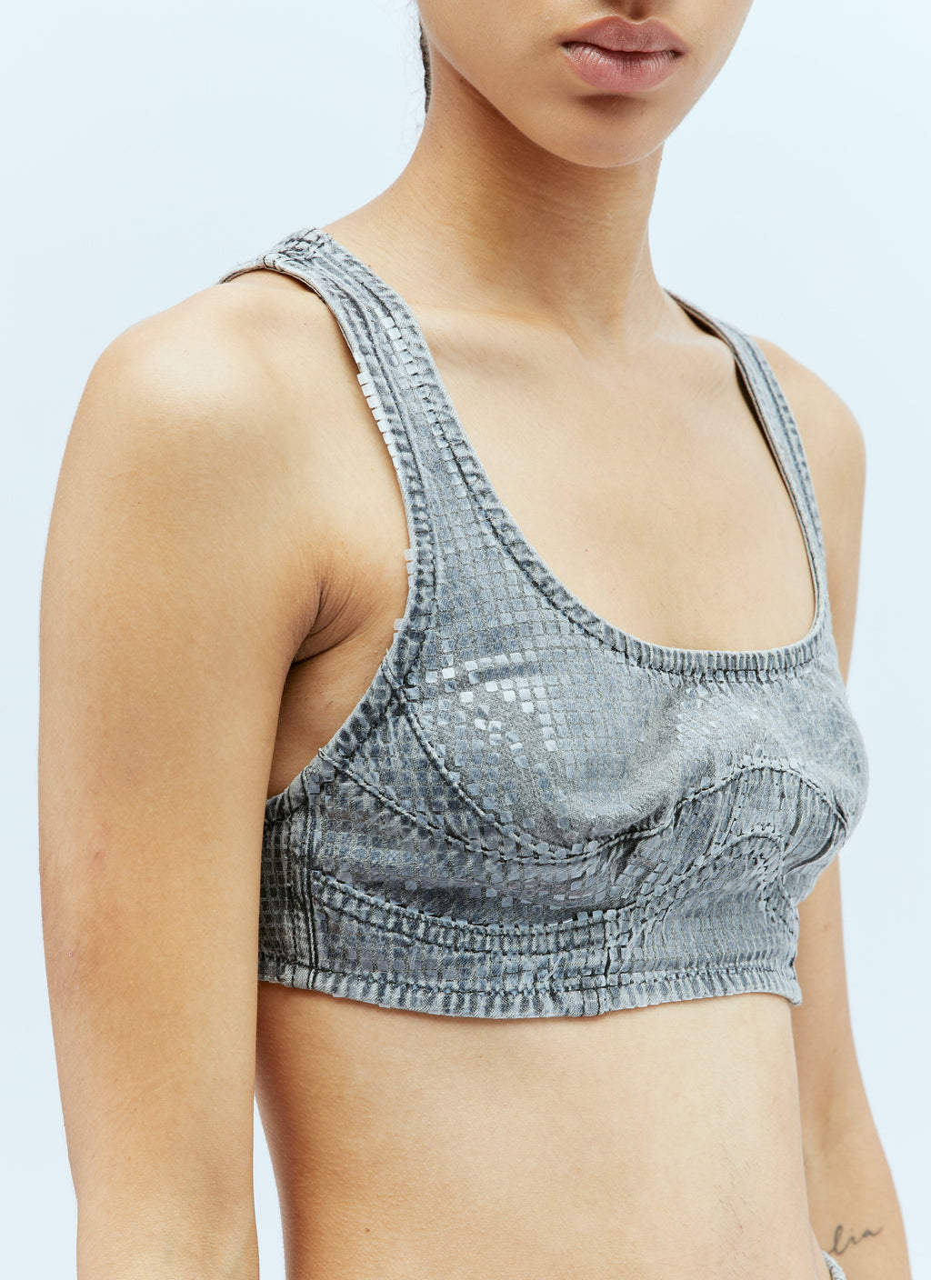 Diesel Women De-Toppy-S Crop Top