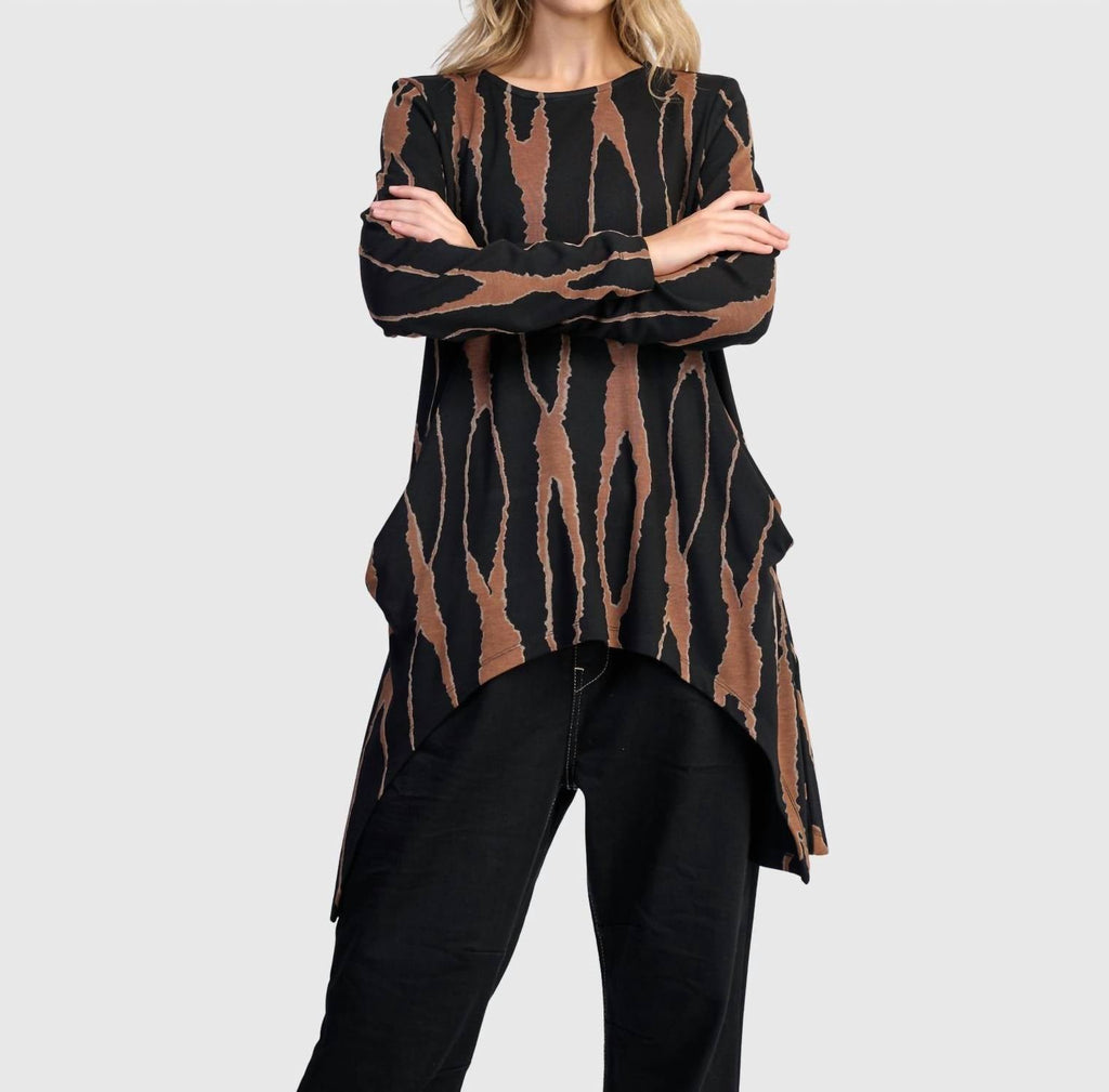 Lignette Pockets Top In Wood