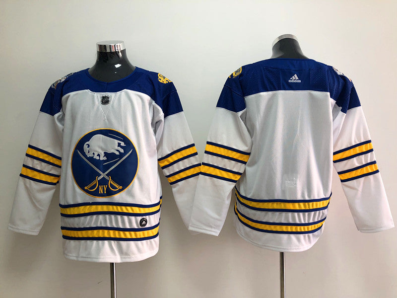 Men's Buffalo Sabres White Blank jersey