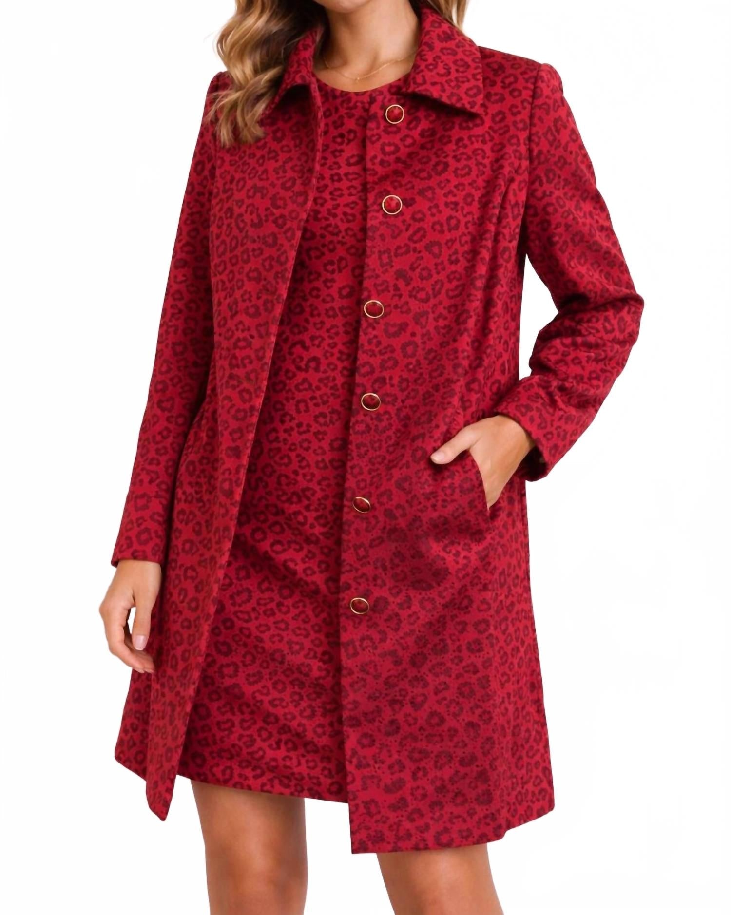 Cheetah Brocade Jacket