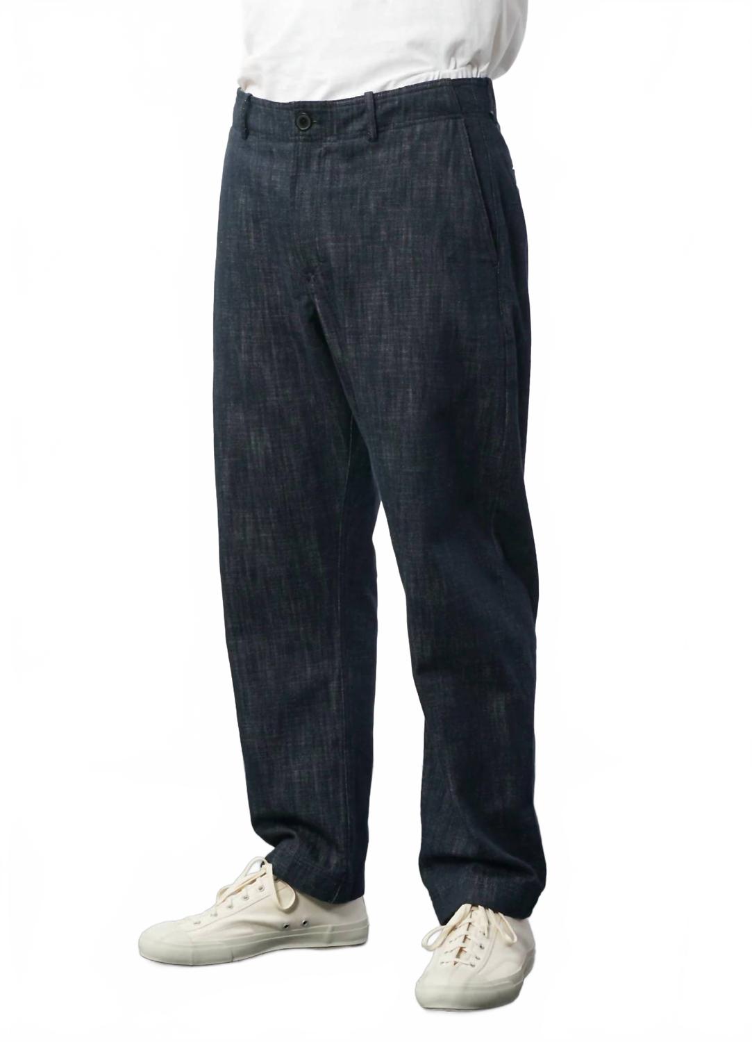 Trygve Trousers In Denim Blue