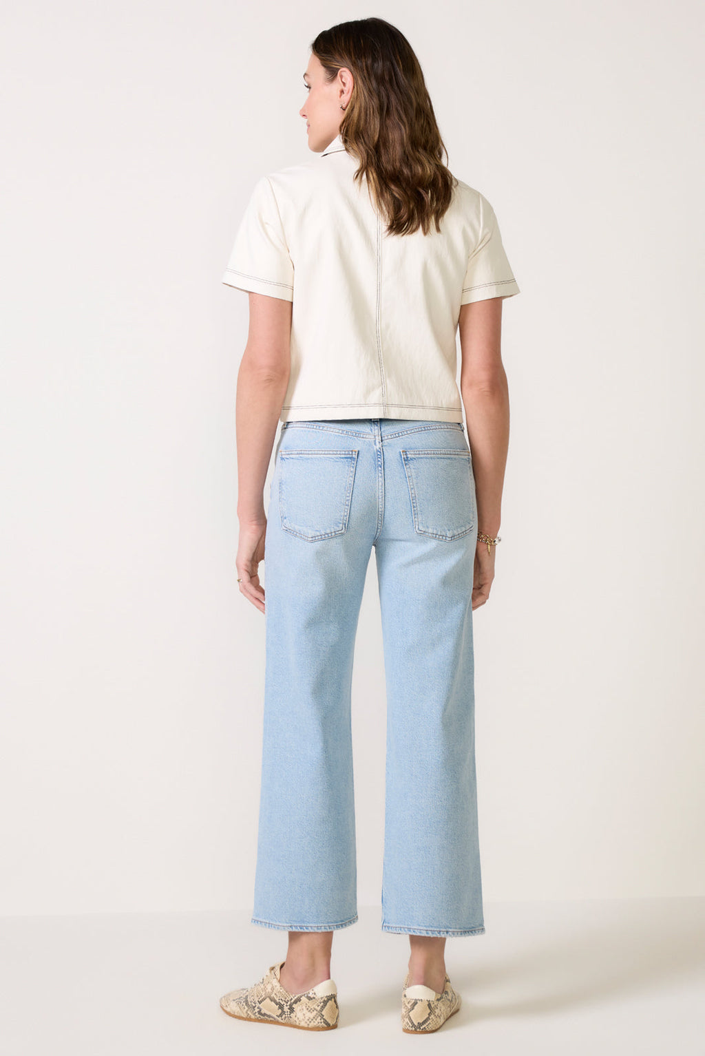 Women's Harper Wide Leg Crop Jeans