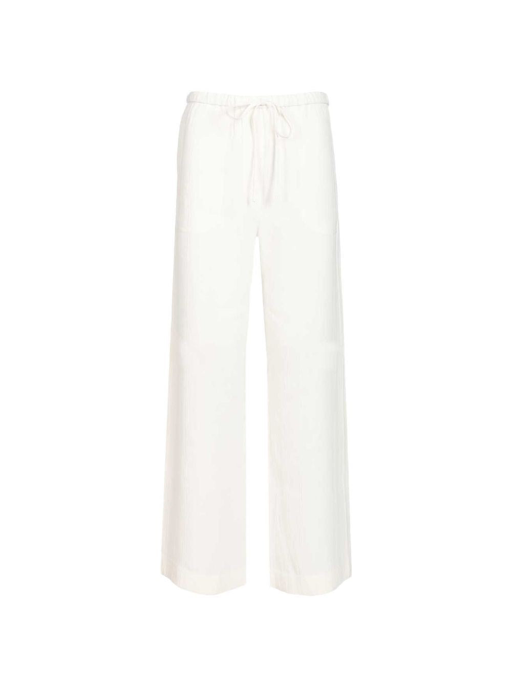 Toteme Women Woven Stripe Drawstring Trousers