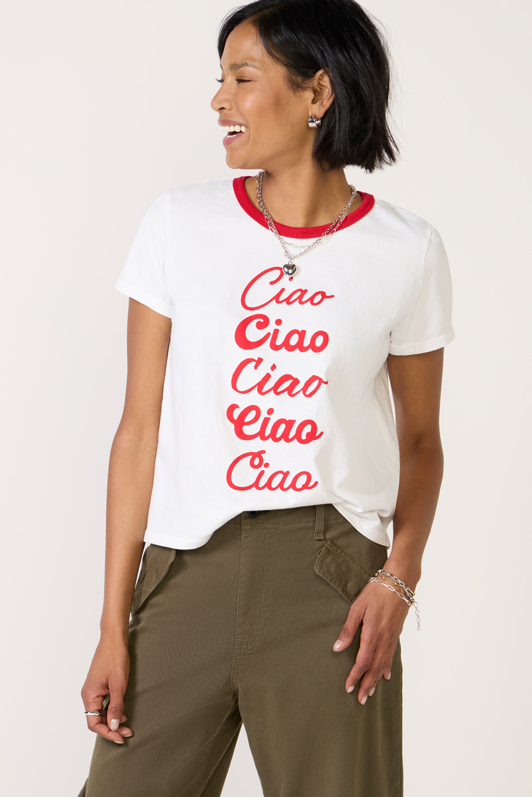 Women's Ciao Ciao Ringer T-Shirt
