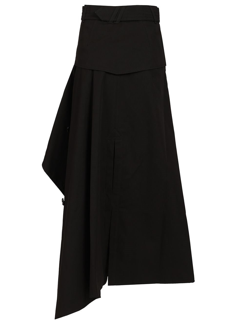 Burberry Women Asymmetrical Trench Skirt