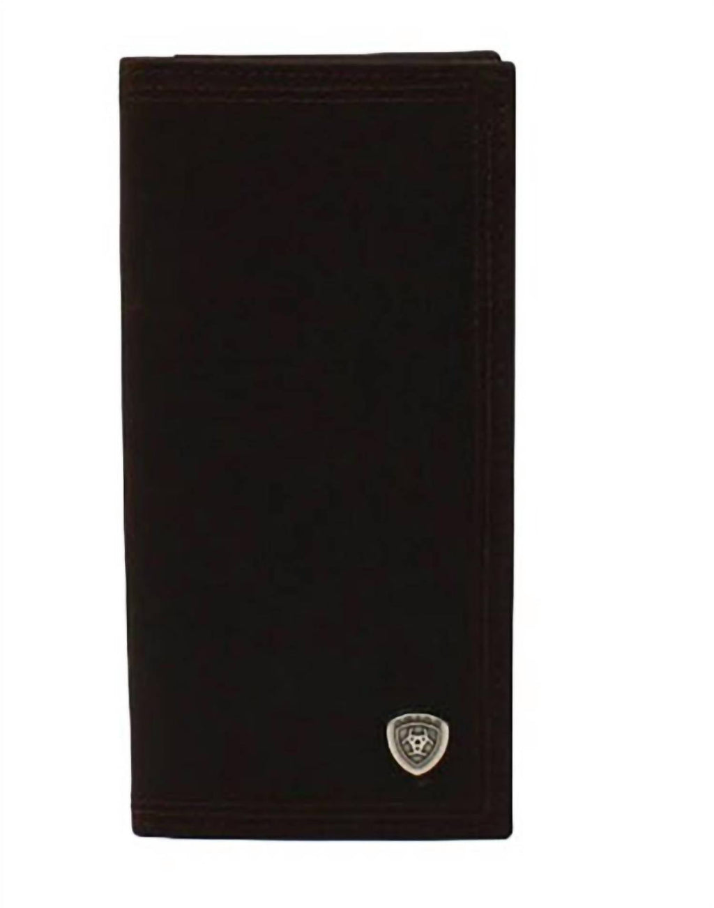 Youth Shield Concho Leather Wallet In Brown Rowdy
