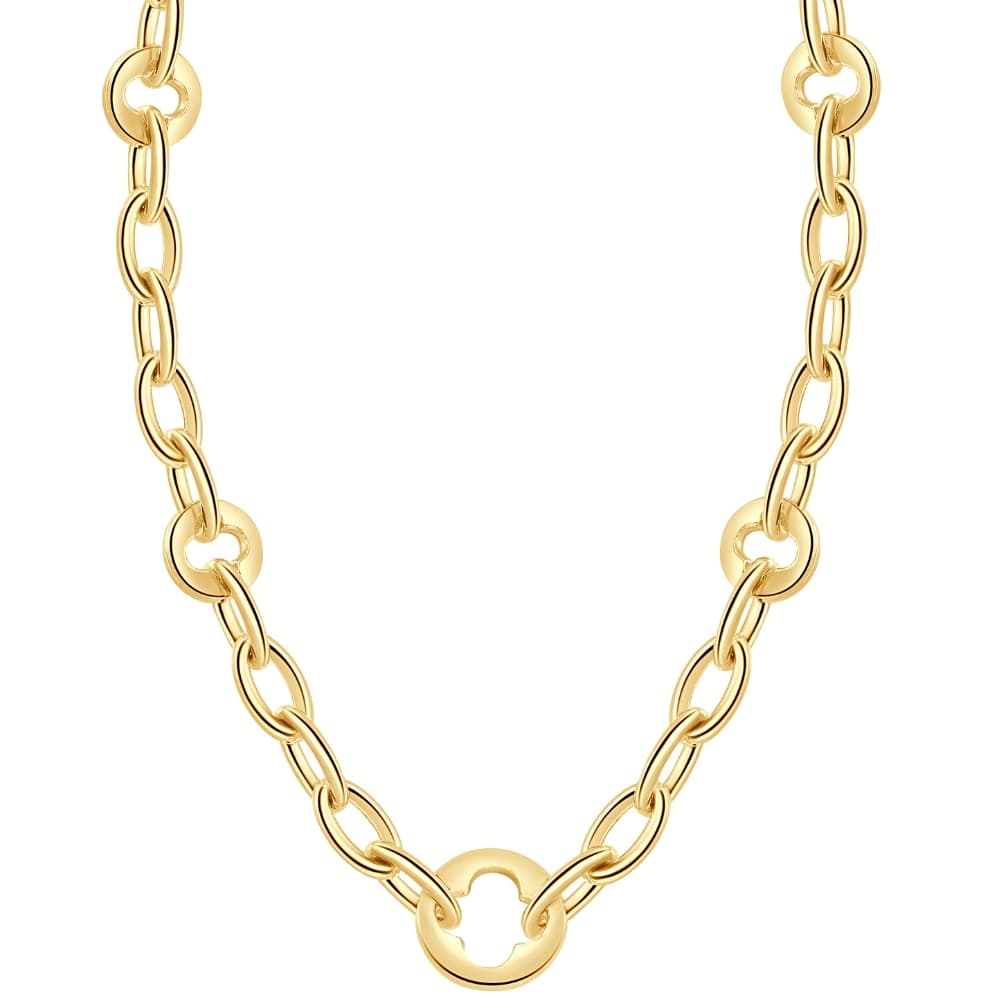 14k Yellow Gold Women's 24" Chain Necklace 32.1 Grams 9.5mm Thick